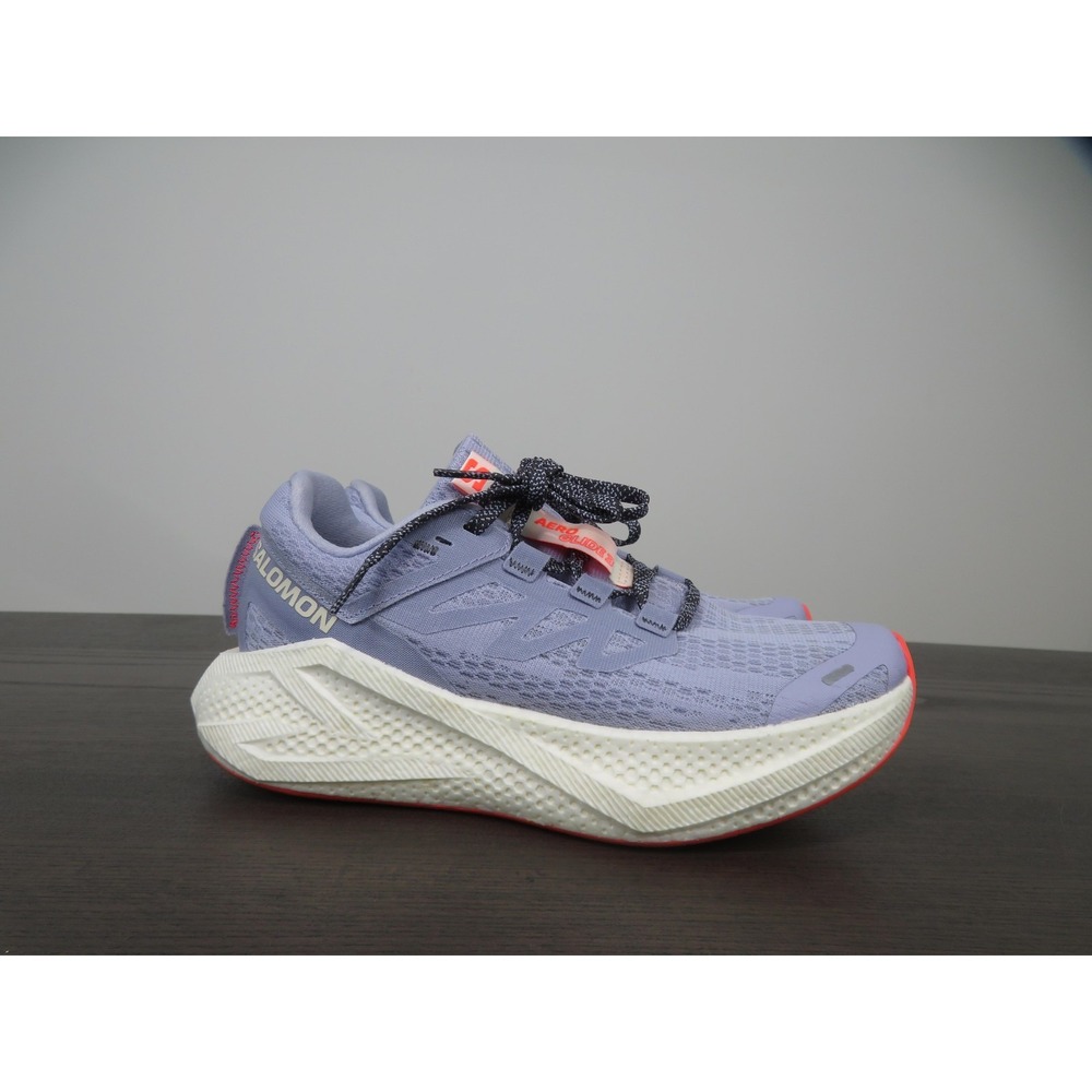 Salomon Aero Glide 3 Shoes Womens 7 Purple Running Sneakers Road Gym Athletic